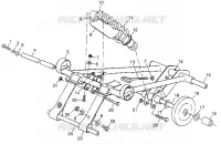 BRAS DE SUSPENSION AVANT 500 RMK 0982964 AND EUROPEAN 500 RMK E982964 (4942634263B013)