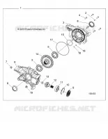 SYSTÈME DE TRANSMISSION, REAR GEARCASE INTERNALS
