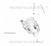DRIVE TRAIN, SUPPORT PONT, FRONT