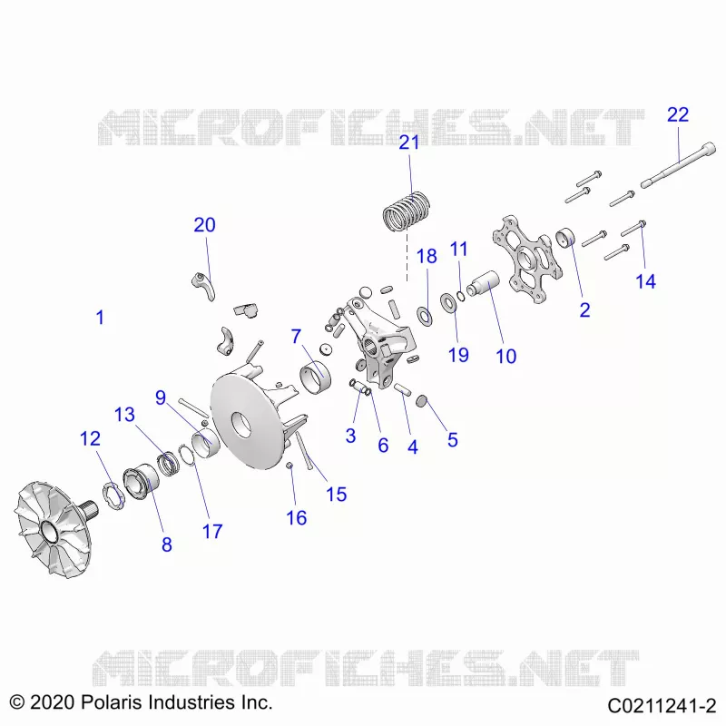 SYSTÃˆME DE TRANSMISSION, PRIMARY CLUTCH