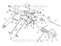 BRAS DE SUSPENSION ARRIERE 700 RMK 0970966, 700 SKS 0970566, AND EUROPEAN 700 SKS E970 (4938573857B014)
