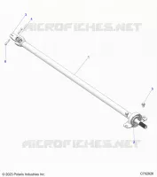 SYSTÃˆME DE TRANSMISSION, REAR PROP SHAFT