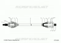 SYSTÃˆME DE TRANSMISSION, REAR HALF SHAFT