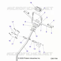 STEERING, HANDLEBAR, COLONNE DE DIRECTION