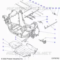 CHASSIS, MAIN FRAME AND SKID PLATES