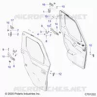 PORTES, FRONT, MOUNTING