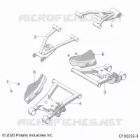 SUSPENSION ARRIERE CONTROL ARMS