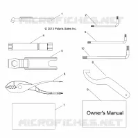REFERENCES, TOOL KIT AND MANUEL DU PROPRIETAIRES