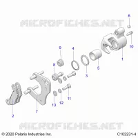FREIN AVANT CALIPER