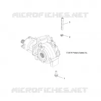 SYSTÈME DE TRANSMISSION, GEARCASE MOUNTING, FRONT