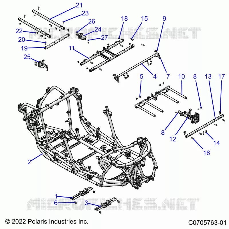 CHASSIS, MAIN CADRE