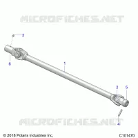 SYSTÃˆME DE TRANSMISSION, PROP SHAFT, FRONT