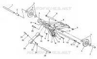 BRAS DE SUSPENSION AVANT WIDETRAK LX 0972065 AND  EUROPEAN WIDETRAK LX E972065 (4938223822B009)