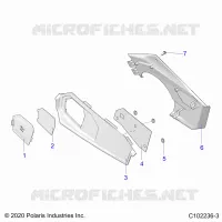 CLOSE OFF PANEL and ACCESS PANEL