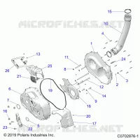 DRIVE TRAIN, COUVERCLE D'EMBRAYAGE AND DUCTING