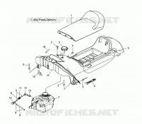 SIEGE, FUEL TANK AND CONSOLE