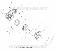 MOTEUR, STATOR and VOLANT MOTEUR