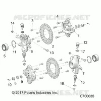 SUSPENSION AVANT HUB