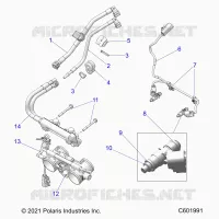 SYSTÃˆME D'ALIMENTATION, RAIL, LINES AND THROTTLE BODY