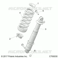 SUSPENSION ARRIERE SHOCK MOUNTING
