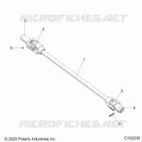 SYSTÃˆME DE TRANSMISSION, FRONT PROP SHAFT