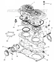 CYLINDRE 440 XCR SP 0961760 (4931583158C008)