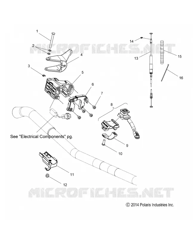 MOTEUR, THROTTLE CONTROL ASM.