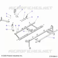 CHASSIS, MAIN CADRE MOUNTS