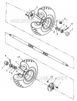 ROUE ARRIERE Scrambler 400 W98BC38C (4947254725C004)