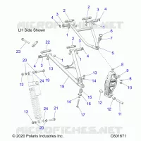 TRIANGLES SUSPENSIONS AVANT 