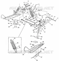 SUSPENSION AVANT AND SKI XLT CLASSIC 0983857 (4942264226A013)