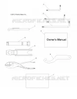 REFERENCES, OUTILS AND MANUEL DU PROPRIETAIRES