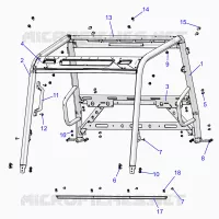 CHASSIS, CAB CADRE