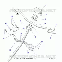 DIRECTION, H-BAR, DIRECTION POST, GRIPS