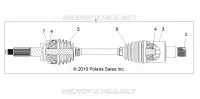 SYSTÈME DE TRANSMISSION ARRIERE HALF SHAFT