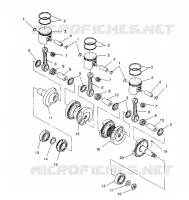 PISTON ET VILEBREQUIN XLT/0930767,XLT SP/0930667    XLT SKS/0930567 (4923012301035A)