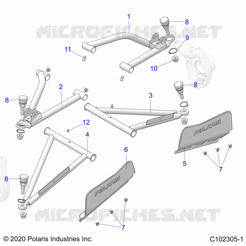 SUSPENSION, A-ARMS