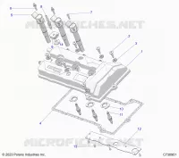ENGINE, COUVERCLE SOUPAPE & SPARK PLUGS
