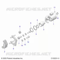 BRAKES, BRAKE ETRIER DE FREIN ARRIERE
