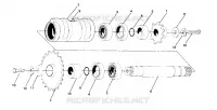 TENDEUR CENTRAL ASSEMBLY P/N 1380023 250 4x4 / W928127 (4922872287B001)