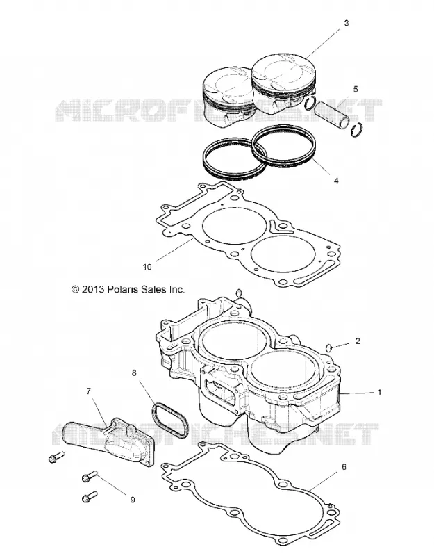 CYLINDRE AND PISTON