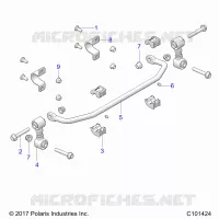 SUSPENSION, BARRE STABILISATRICE, FRONT