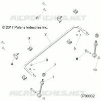 SUSPENSION, FRONT BARRE STABILISATRICE