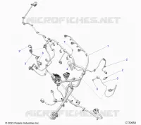 ELECTRICITE, WIRE HARNESS, ENGINE
