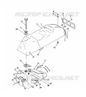 SIEGE/RESERVOIR ASSEMBLY 500 SP/500 SKS (4921262126003A)