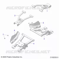 SUSPENSION ARRIERE CONTROL ARMS