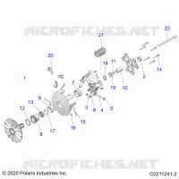 SYSTÃˆME DE TRANSMISSION, PRIMARY CLUTCH