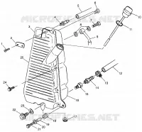 RESERVOIR D'HUILE  Scrambler 500 W97BC50A (4943074307A014)