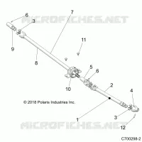 DRIVE TRAIN, ARBRE DE TRANSMISSION AVANT