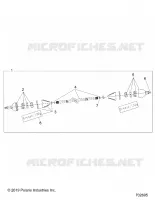 DRIVE TRAIN, HALF ARBRE DE TRANSMISSION ARRIERE